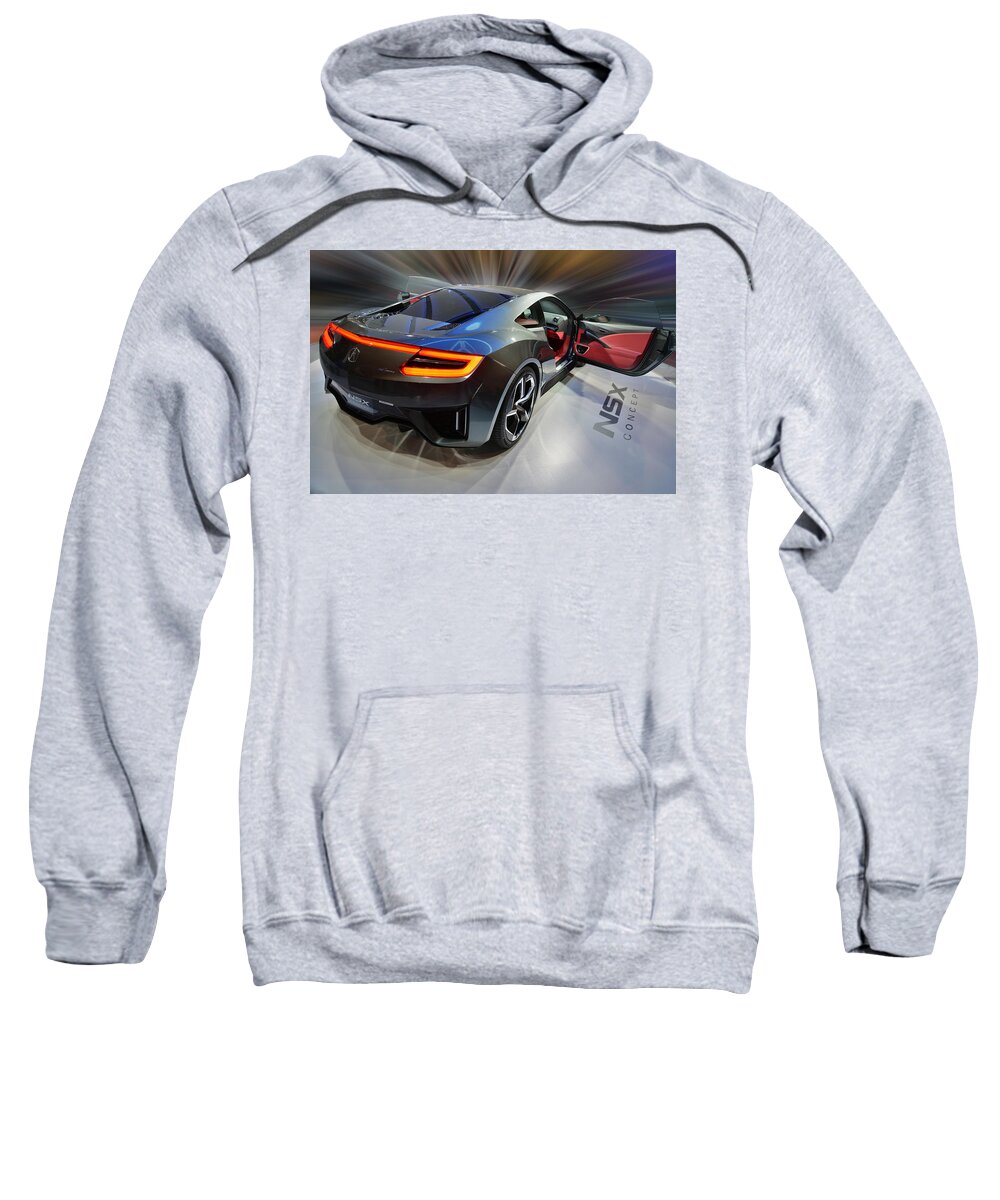 Acura Sweatshirt featuring the photograph Acura N S x Concept 2013 by Dragan Kudjerski