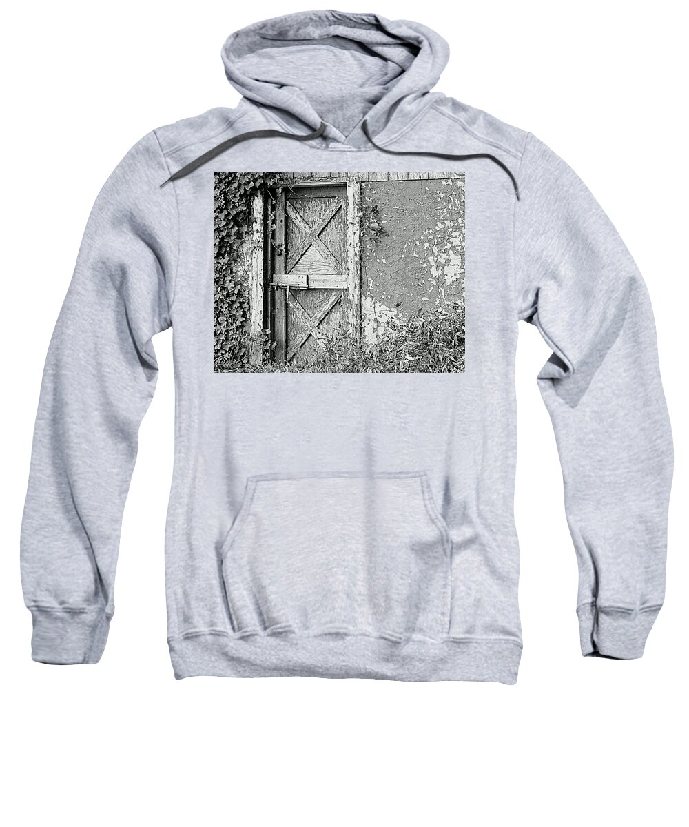 Door Sweatshirt featuring the photograph Abandoned and Alone by Lori Lafargue
