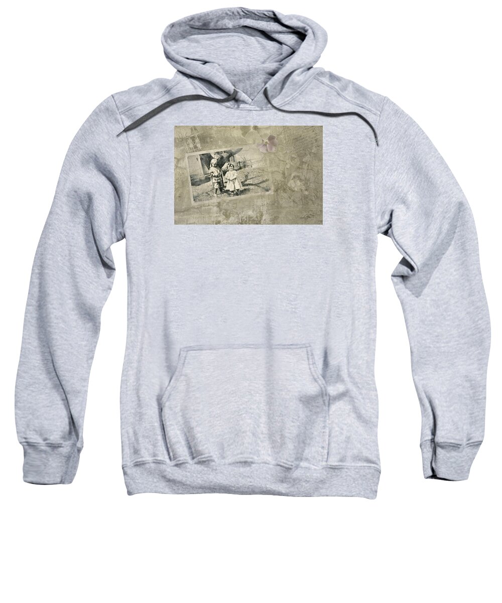 Old Photos Sweatshirt featuring the photograph As Memory Fades by Ed Hall