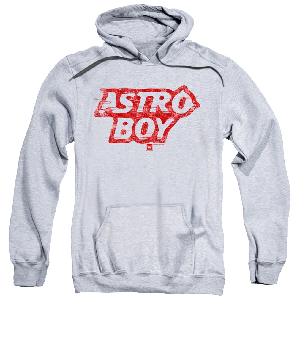  Sweatshirt featuring the digital art Astro Boy - Logo by Brand A
