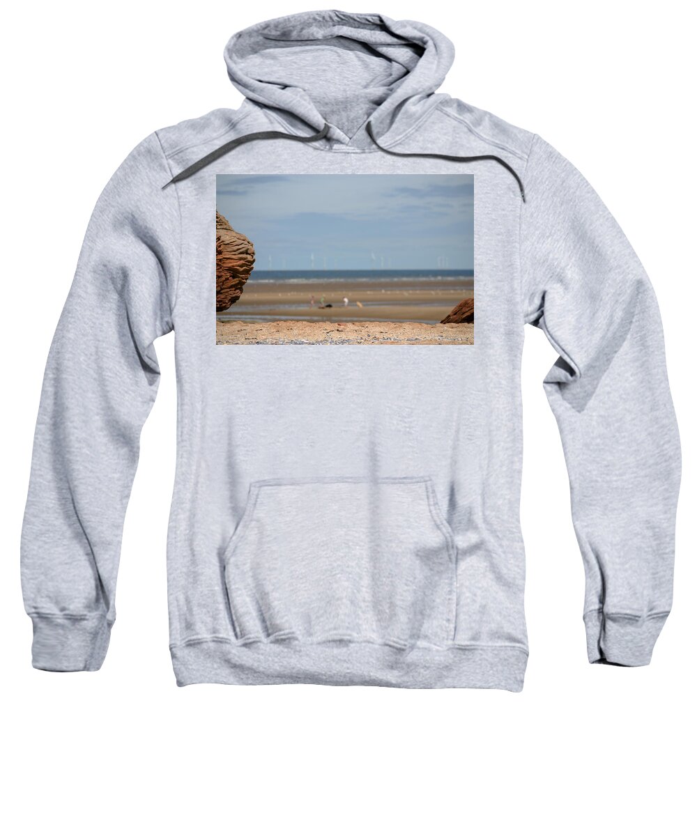 Hilbre Sweatshirt featuring the photograph Beach by Spikey Mouse Photography