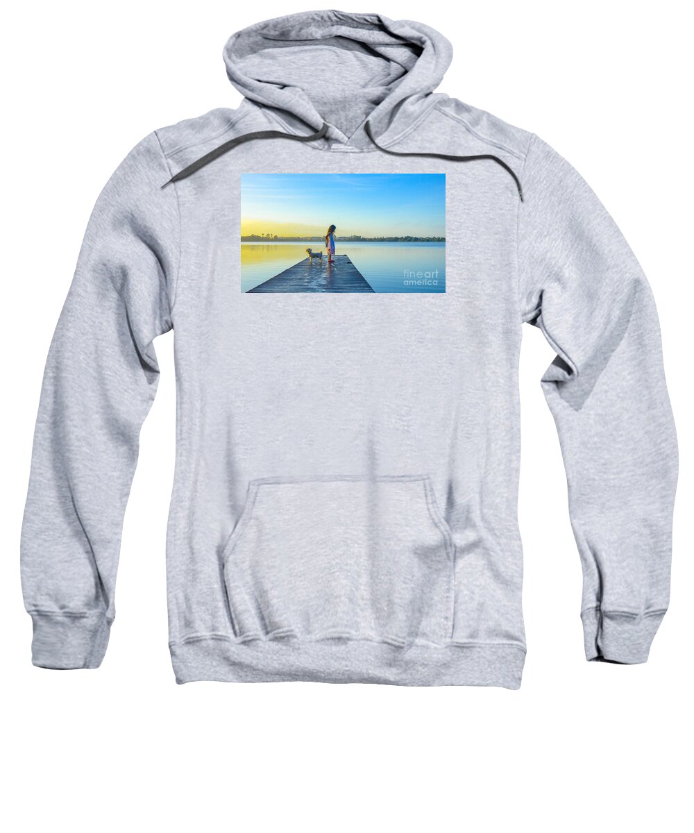 Landscape Sweatshirt featuring the photograph Bestfriends by Amanda Sinco
