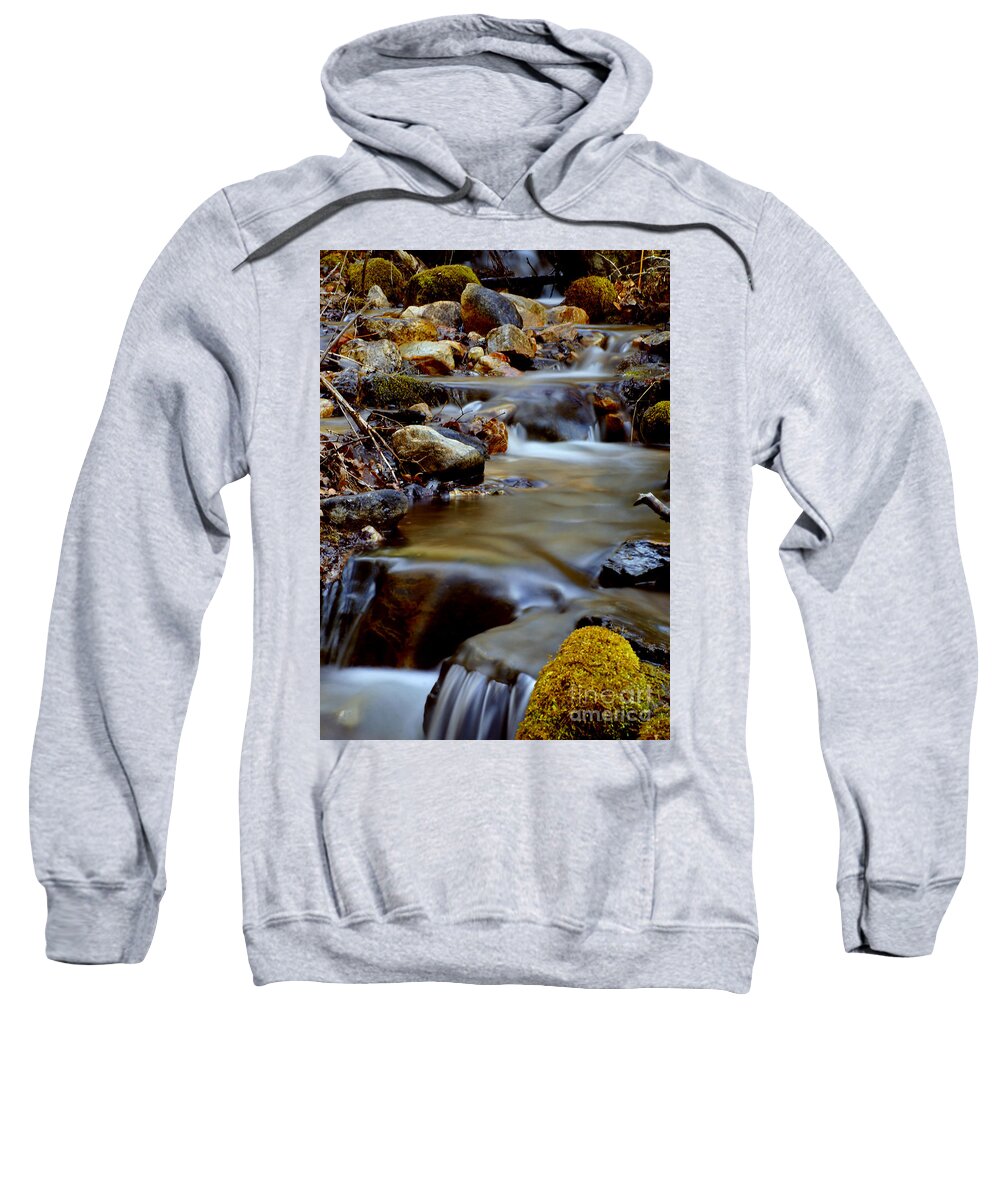 Water Sweatshirt featuring the photograph Bisbee Creek by Loni Collins