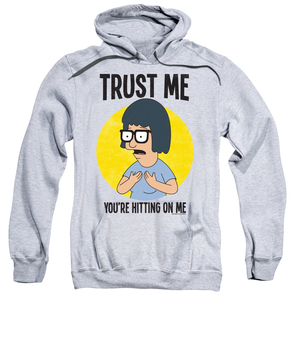  Sweatshirt featuring the digital art Bobs Burgers - Trust Me by Brand A