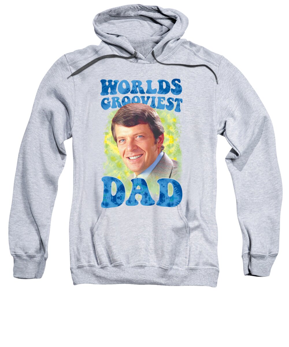  Sweatshirt featuring the digital art Brady Bunch - Worlds Grooviest by Brand A