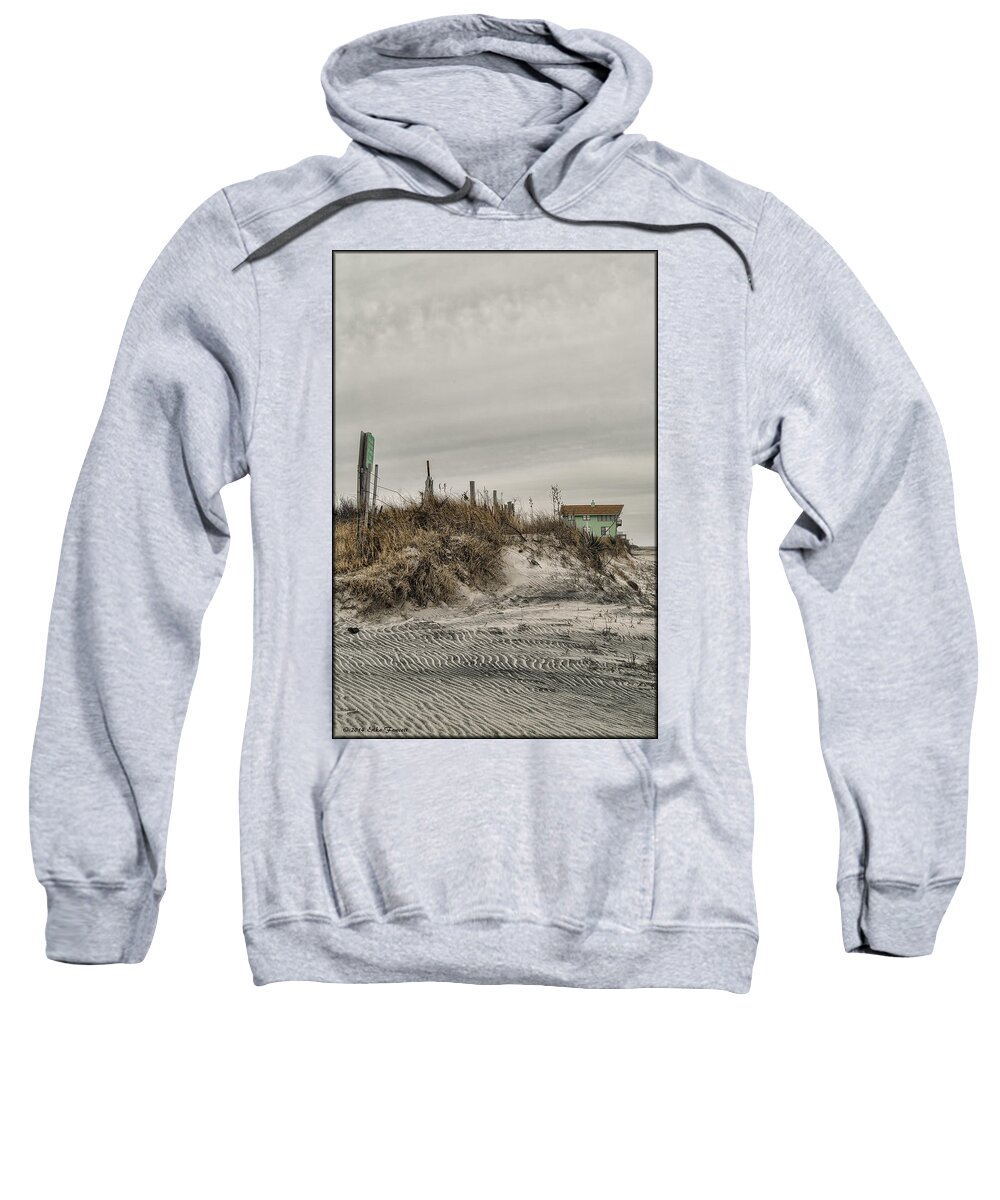 Beach Sweatshirt featuring the photograph BroadKill Beach by Erika Fawcett