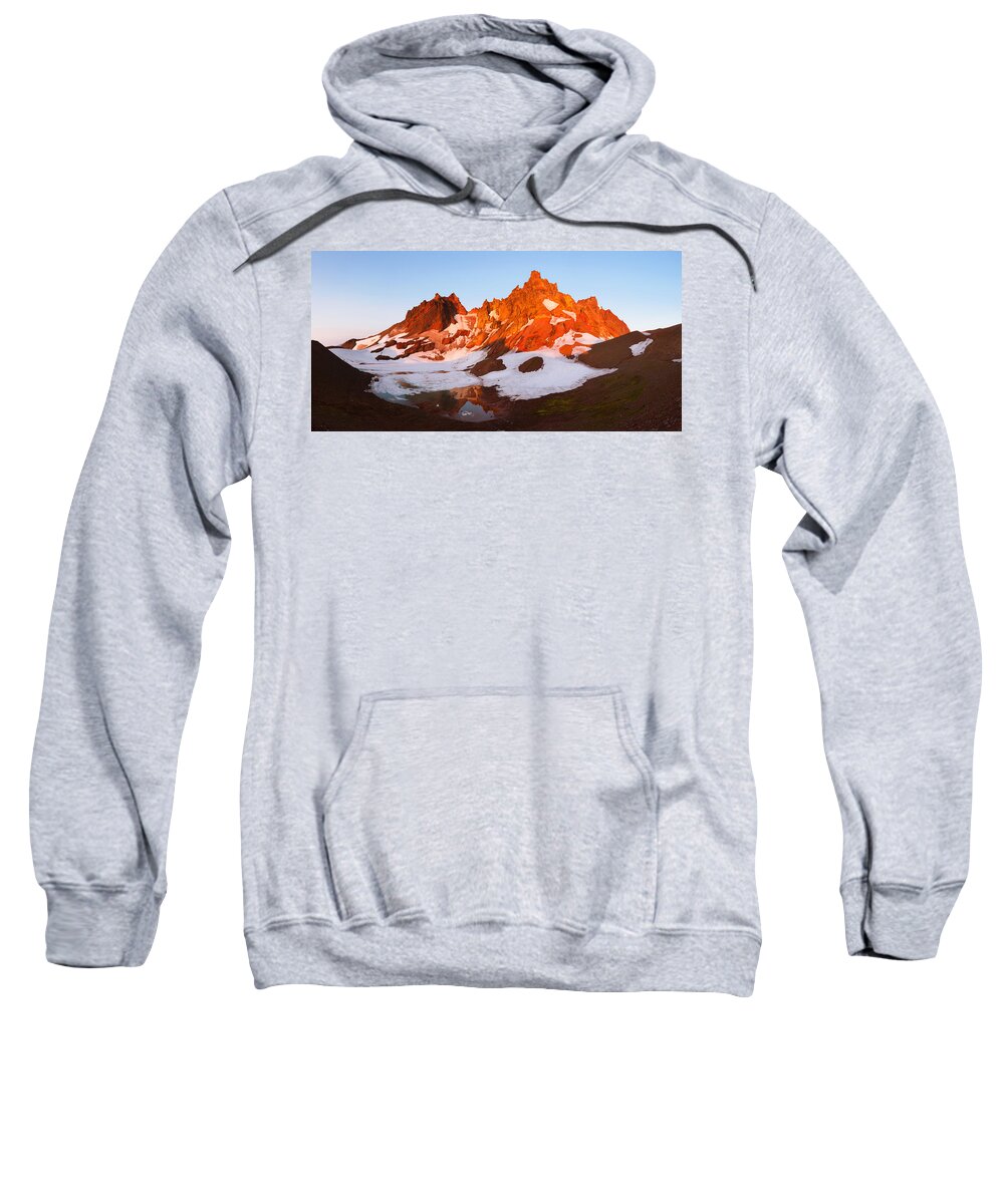 Mountains Sweatshirt featuring the photograph Broken Top Mt. Sunrise by Andrew Kumler