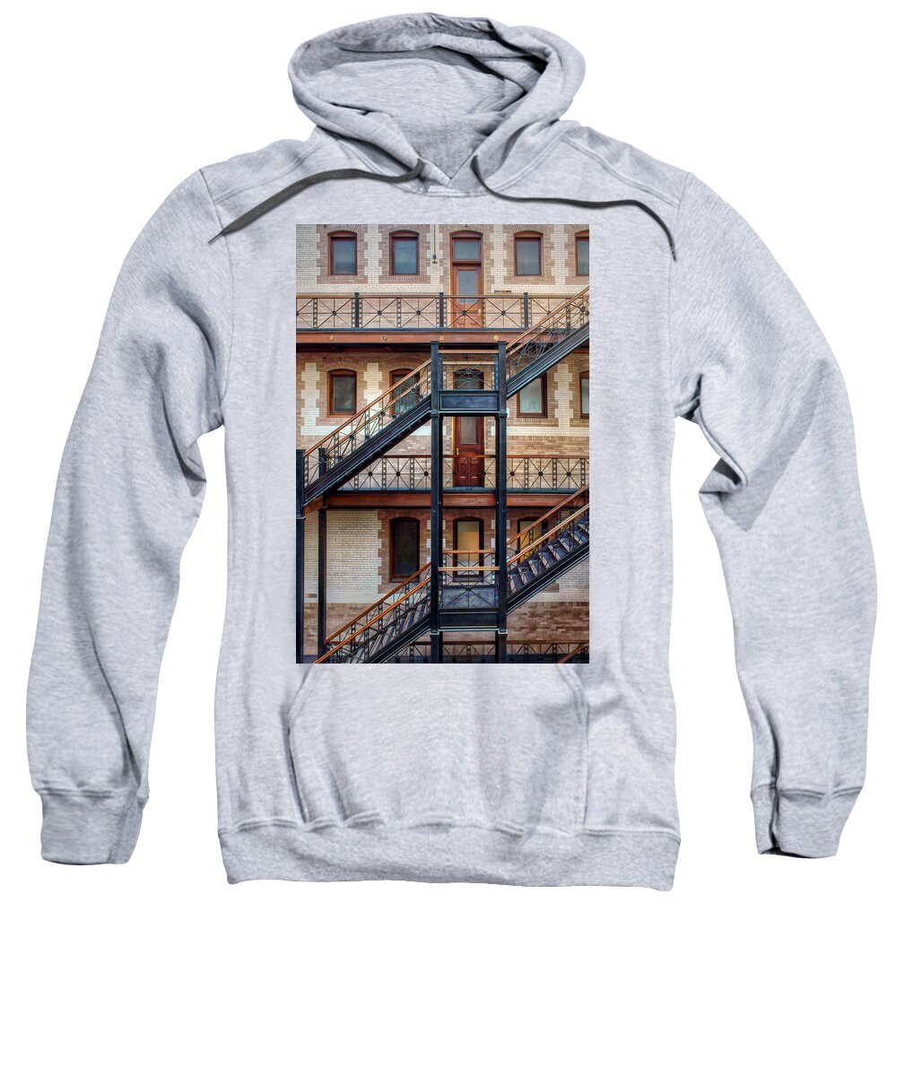 Omaha Sweatshirt featuring the photograph Burlington Place #2 - Omaha - Nebraska by Nikolyn McDonald