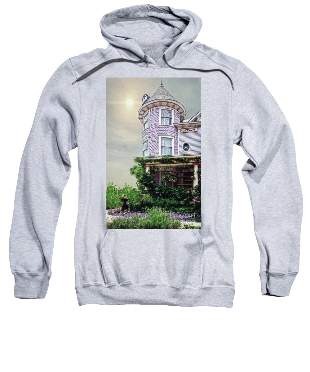 (architecture Or Architectural) Sweatshirt featuring the photograph By the Seaside by Debra Fedchin