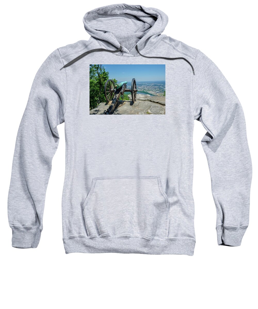 Cannon Sweatshirt featuring the photograph Cannon At Point Park by Susan McMenamin