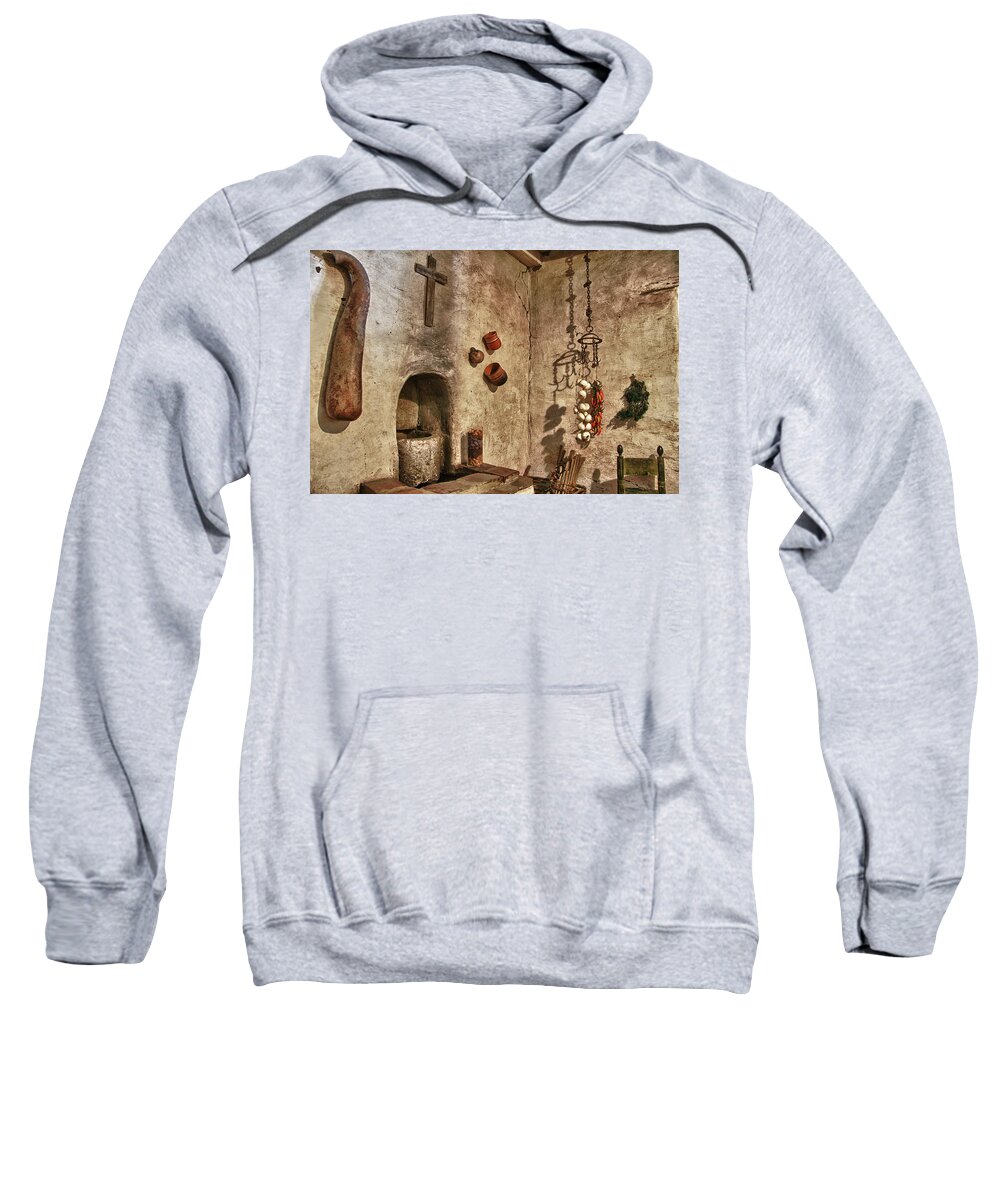 Carmel California Sweatshirt featuring the photograph Carmel Mission 2 by Ron White