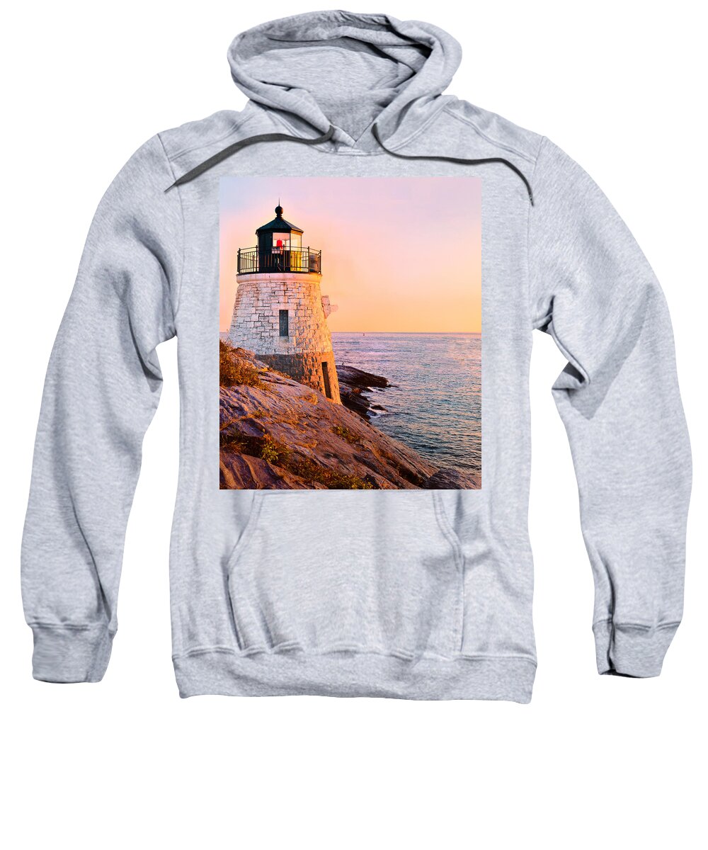Castle Sweatshirt featuring the photograph Castle Hill Light 3 by Marianne Campolongo