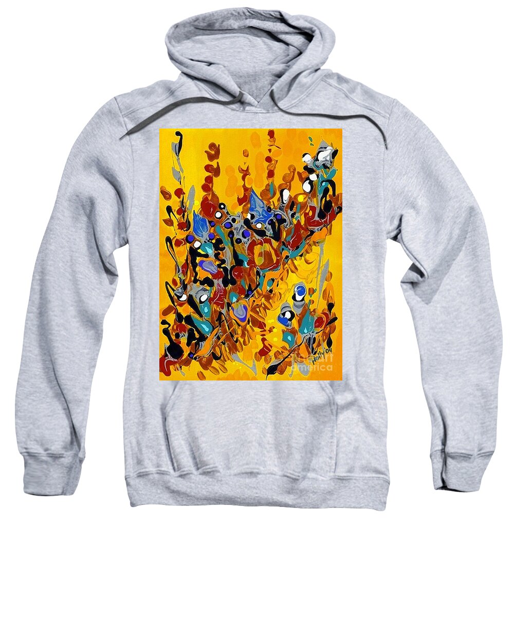 Painting Sweatshirt featuring the painting Cheers by Holly Carmichael