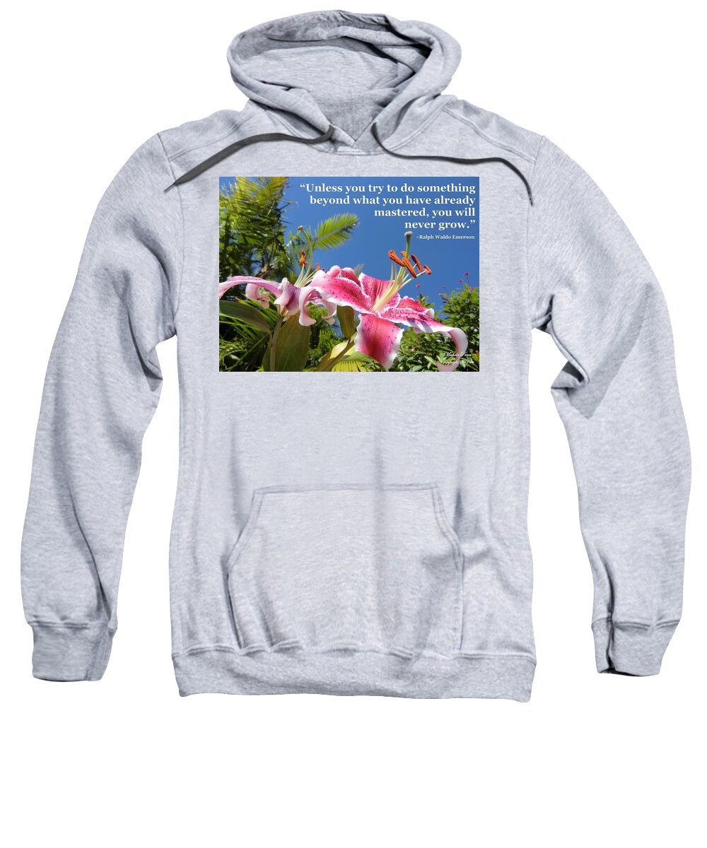 Choose Your Quote Sweatshirt featuring the photograph Choose your Quote Choose Your Picture 18 by Michele Penn