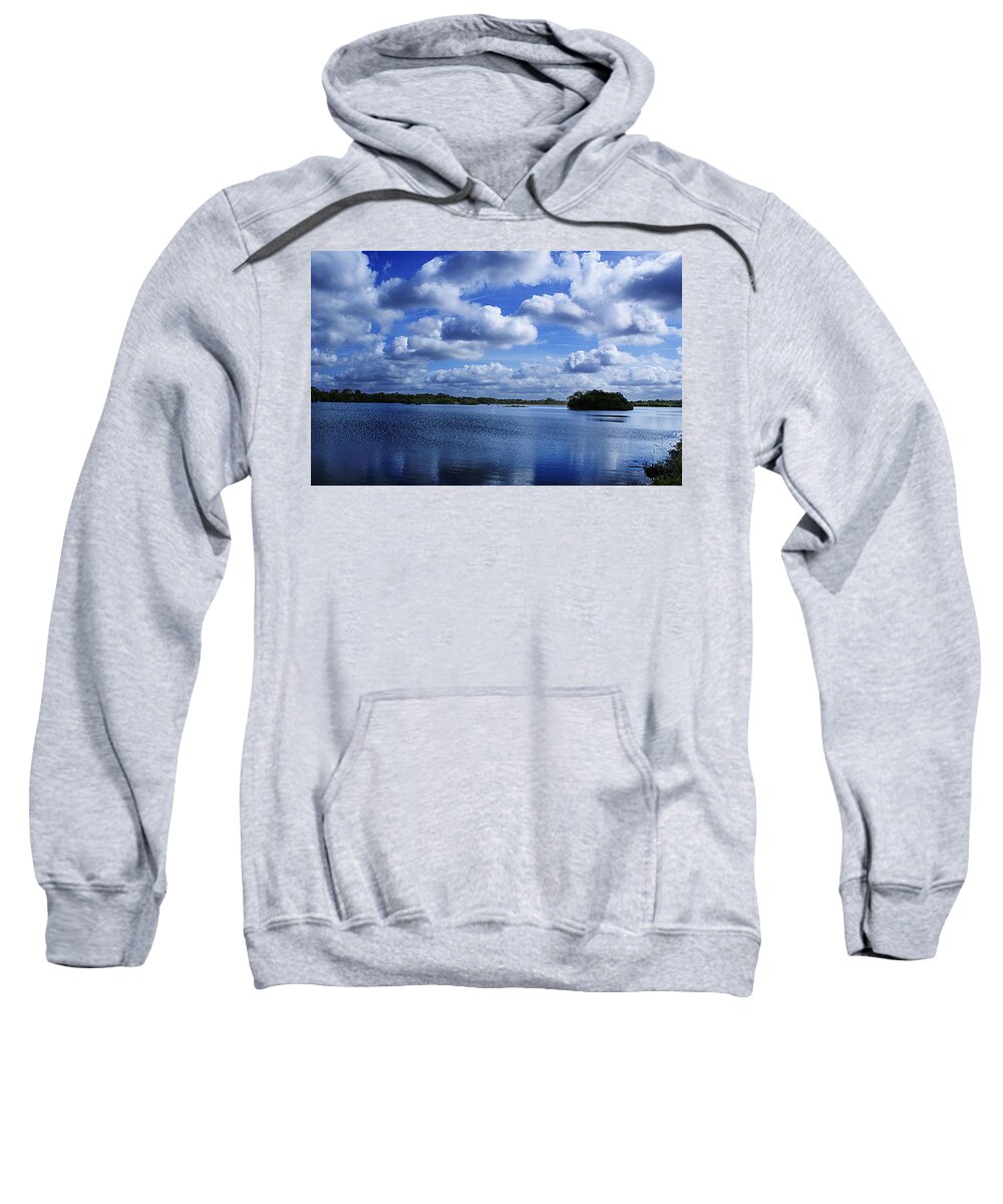 Trees Sweatshirt featuring the photograph Cloudy Day by Chauncy Holmes