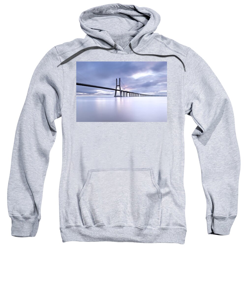 Lisbon Sweatshirt featuring the photograph Cold by Jorge Maia