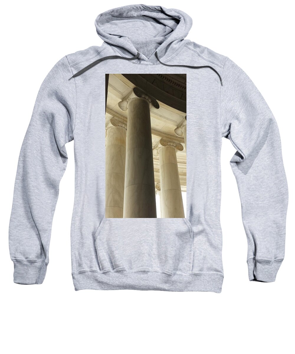Declaration Of Independence Sweatshirt featuring the photograph Columns Stand Guard by Kenny Glover