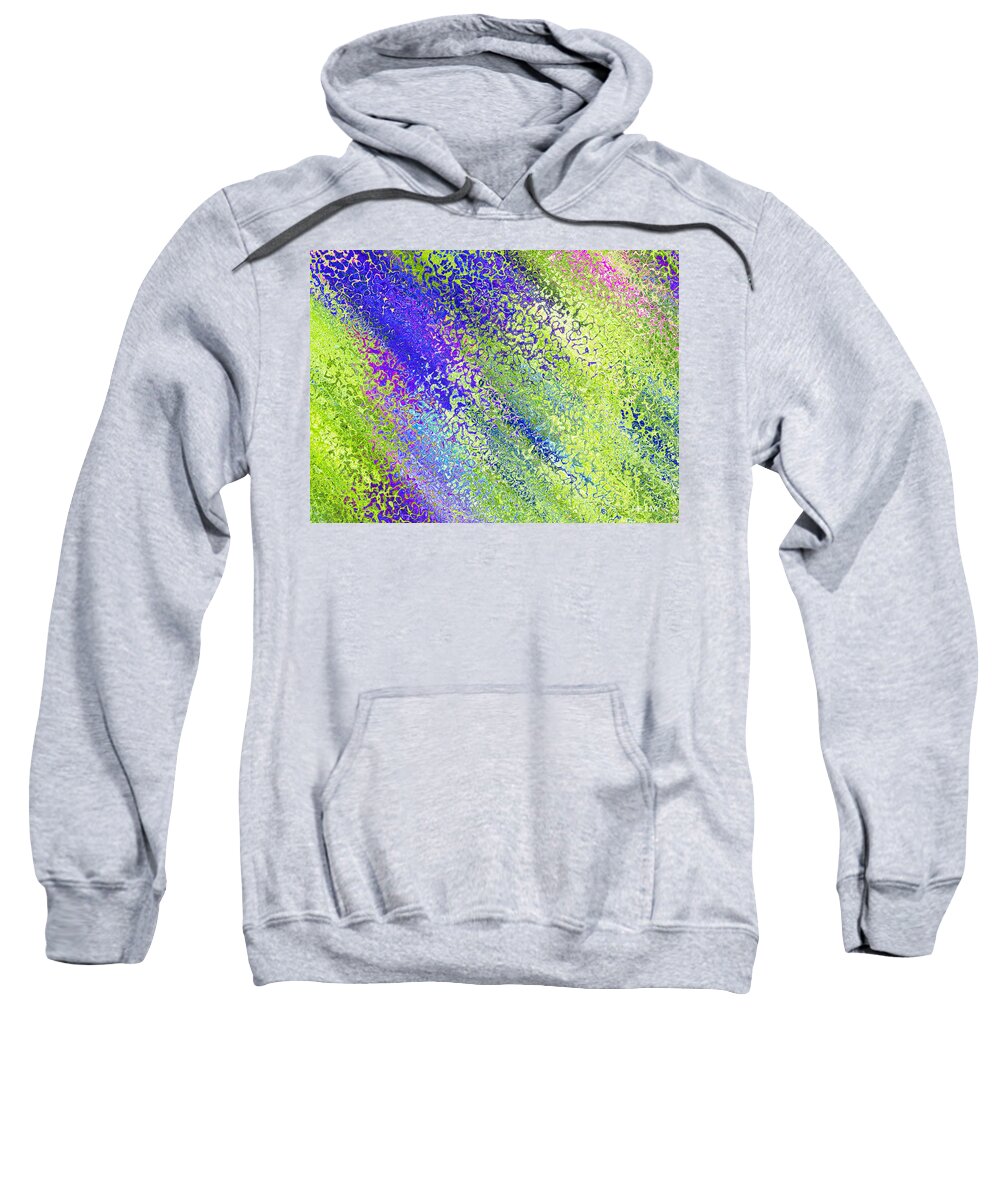  Digital Paintings Sweatshirt featuring the painting Confusion by Mayhem Mediums