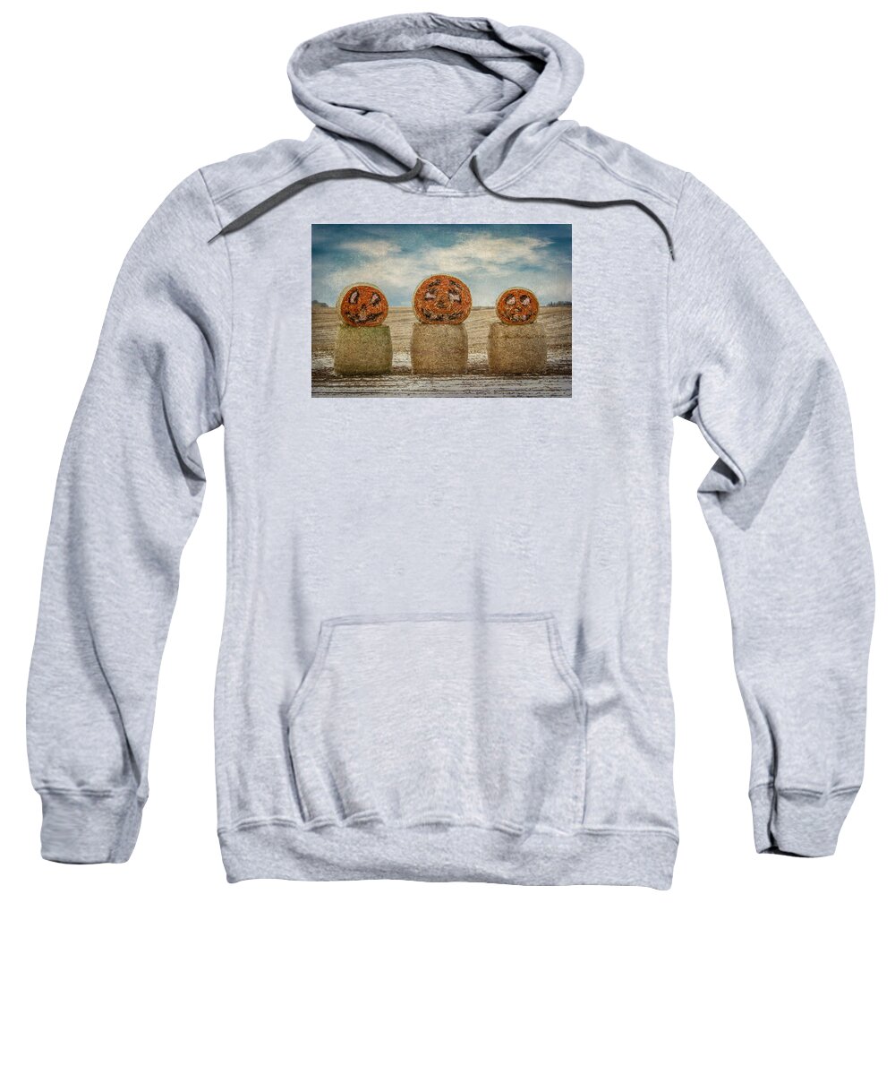 Halloween Sweatshirt featuring the photograph Country Halloween by Patti Deters