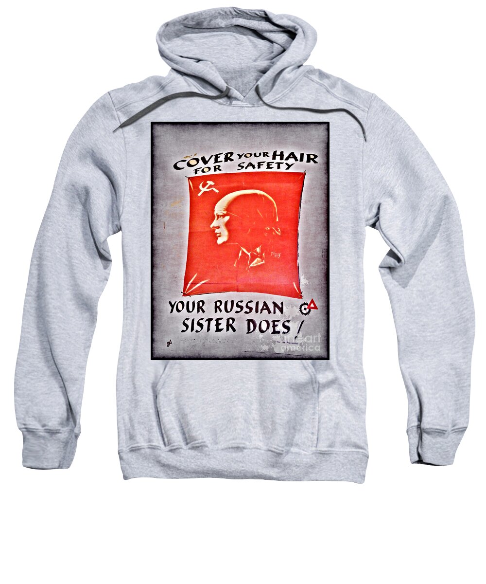 Ww2 Sweatshirt featuring the photograph Cover Your Hair by Nina Ficur Feenan