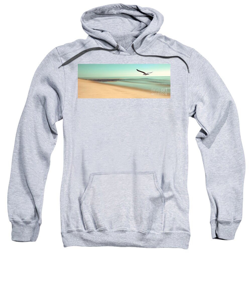 Peaceful Sweatshirt featuring the photograph Desire - Light by Hannes Cmarits