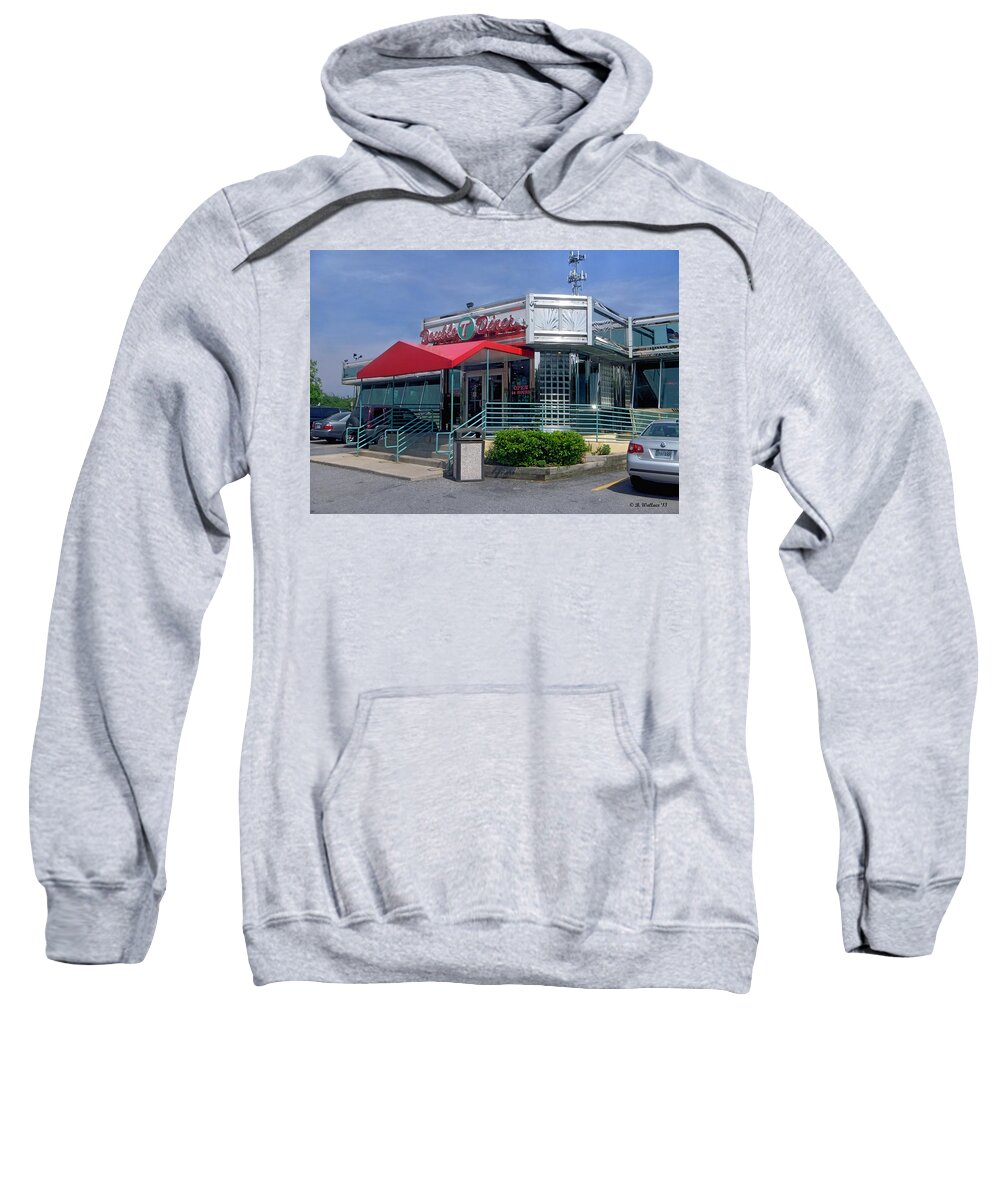 2d Sweatshirt featuring the photograph Double T Diner by Brian Wallace