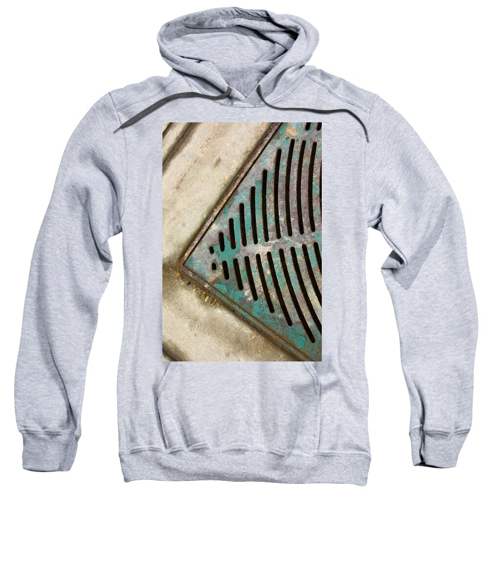 Street Photography Sweatshirt featuring the photograph Drained Street by J C