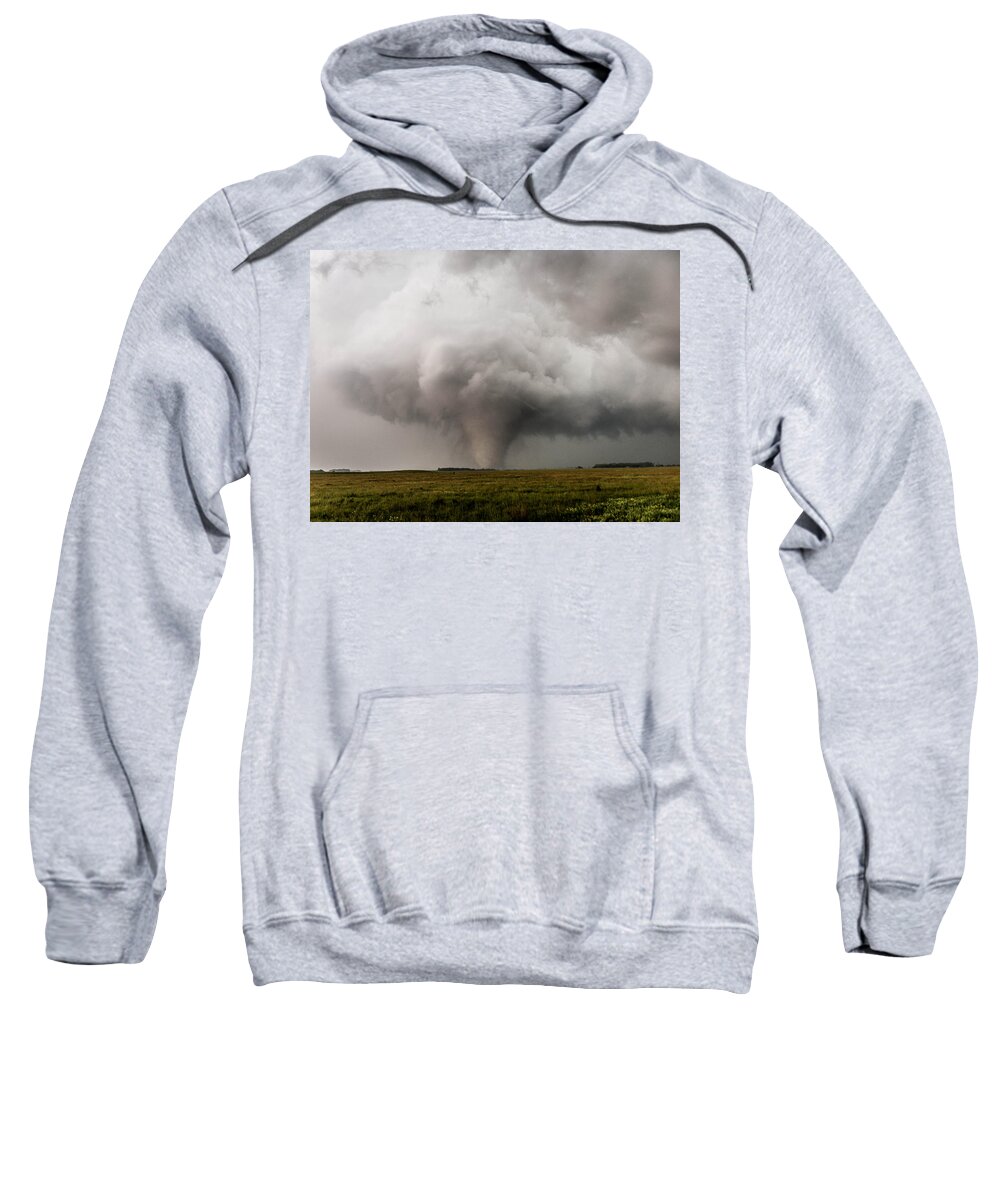 Tornado Sweatshirt featuring the photograph EF4 South Dakota by Marcus Hustedde