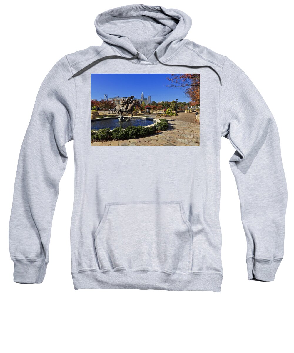 Skyline Sweatshirt featuring the photograph Elizabeth Park at Charlotte by Jill Lang