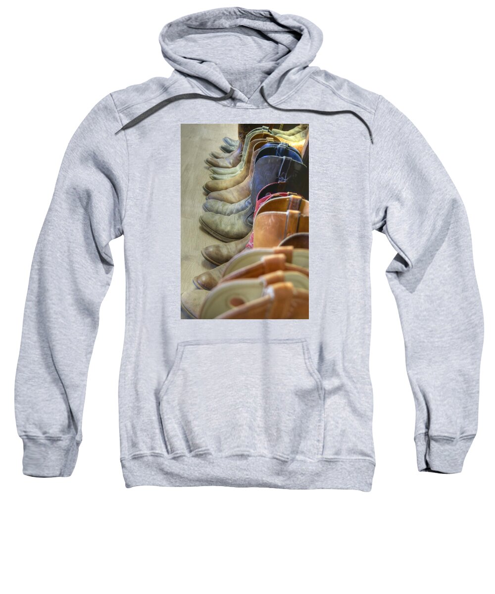 End Of The Trail Sweatshirt featuring the photograph End of the Trail by Bill Hamilton