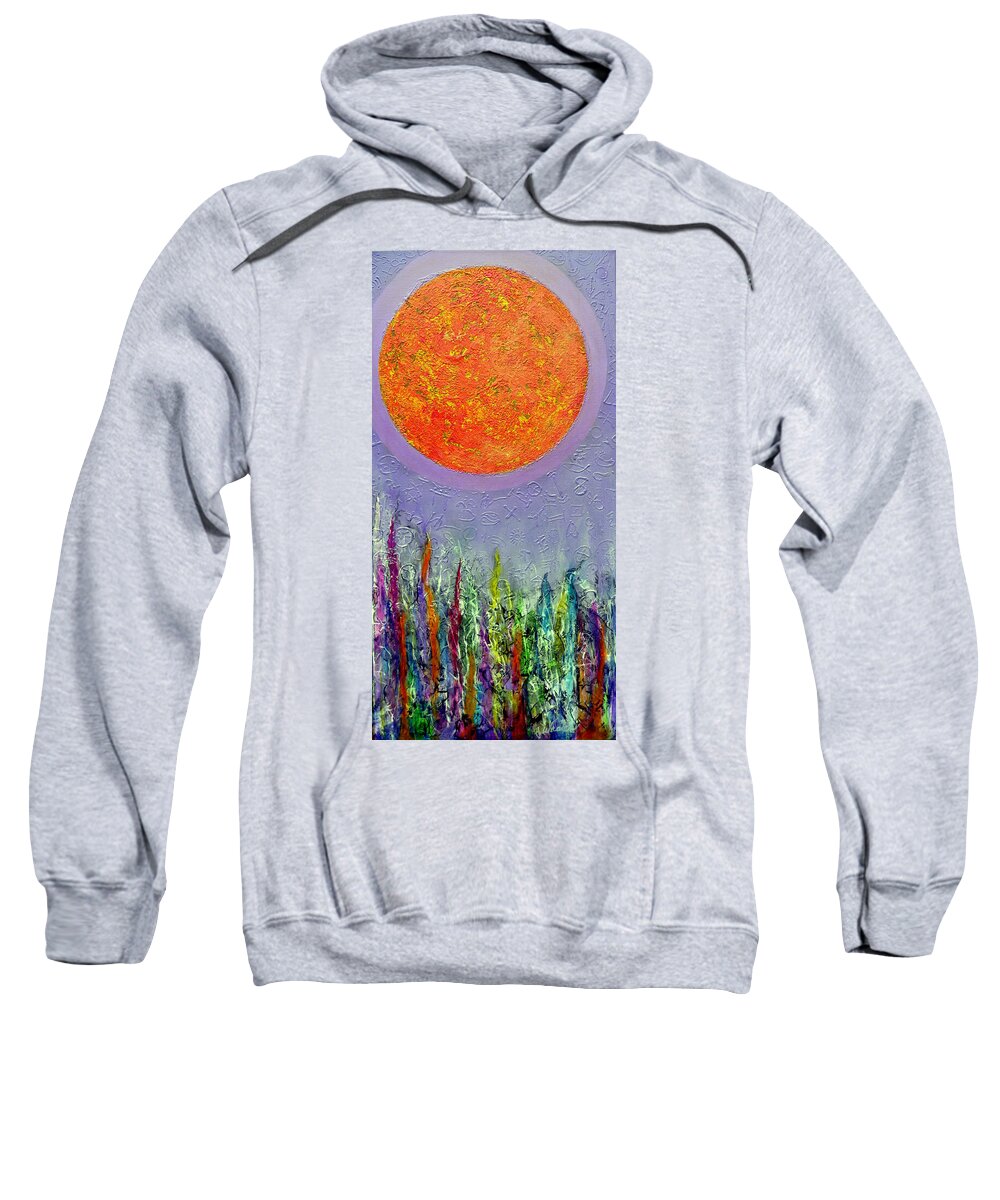 Jim Whalen Sweatshirt featuring the painting Everything Under the Sun by Jim Whalen