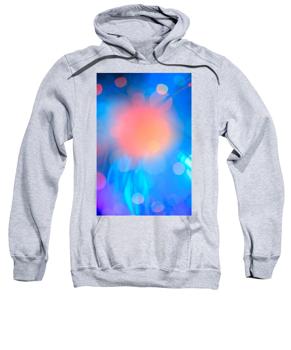 Abstract Sweatshirt featuring the photograph Evolution Orange by Dazzle Zazz