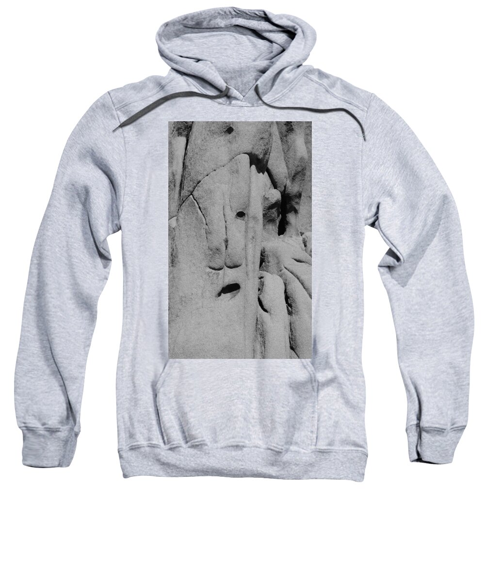 Kandinsky Sweatshirt featuring the photograph Face in the Rock by Tranquil Light Photography
