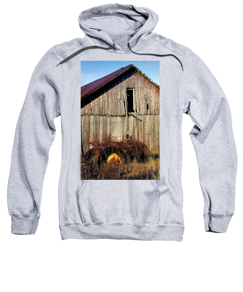Barn Sweatshirt featuring the photograph Fail to Notice by Randy Pollard
