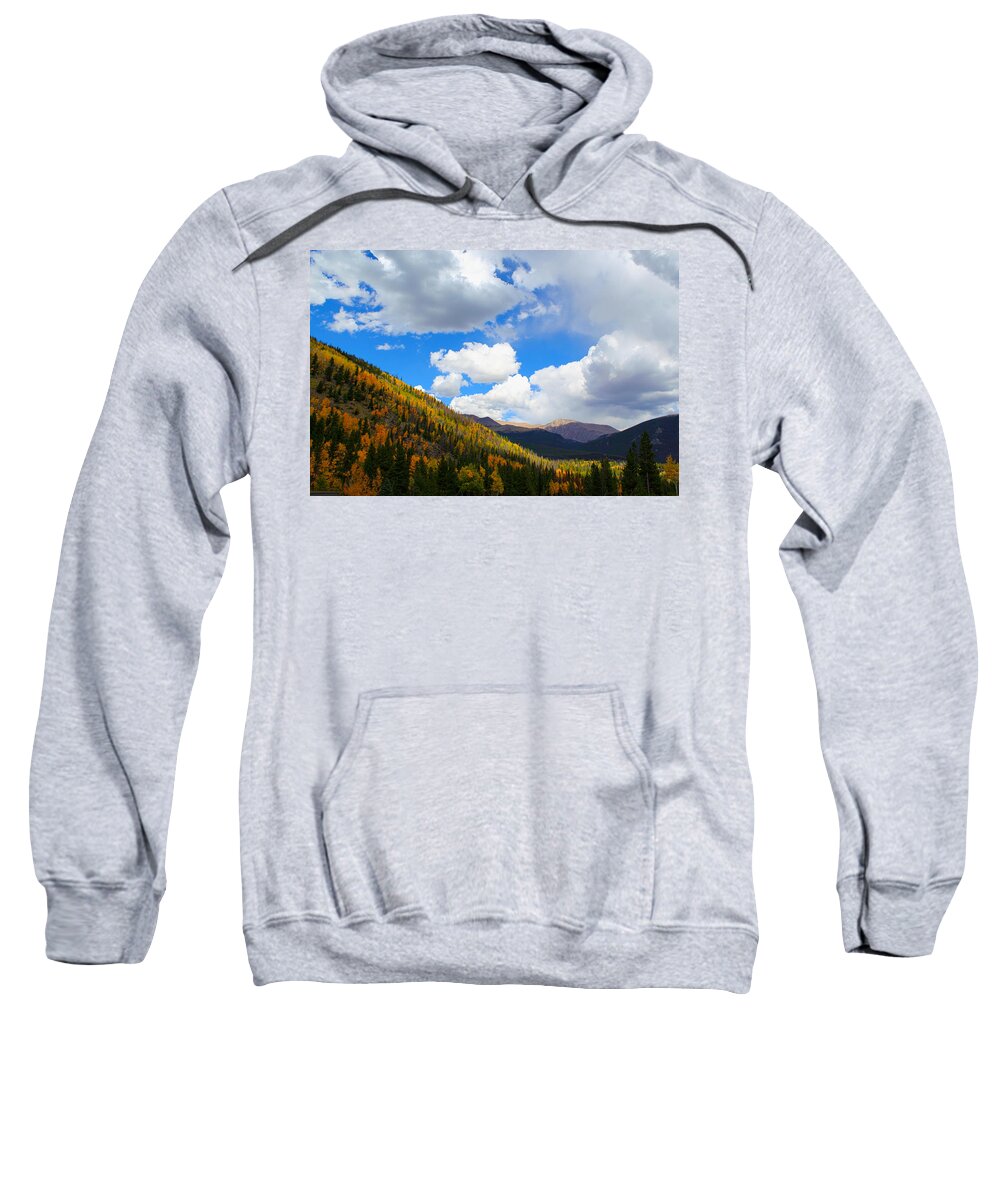Rocky Mountains Sweatshirt featuring the photograph Fall In The Rockies by Shane Bechler