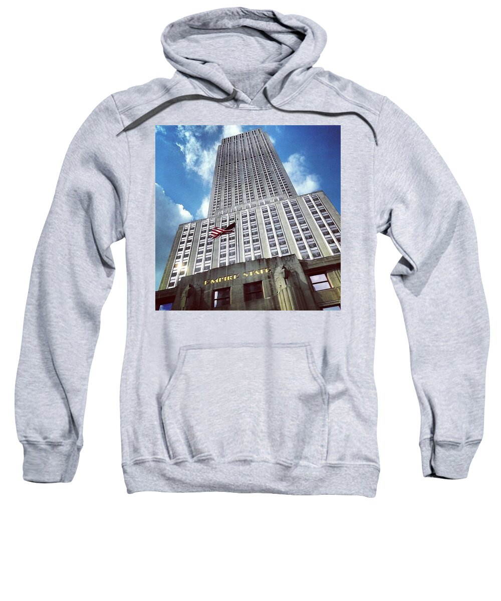  Sweatshirt featuring the photograph Fav Building In New York by Lorelle Phoenix