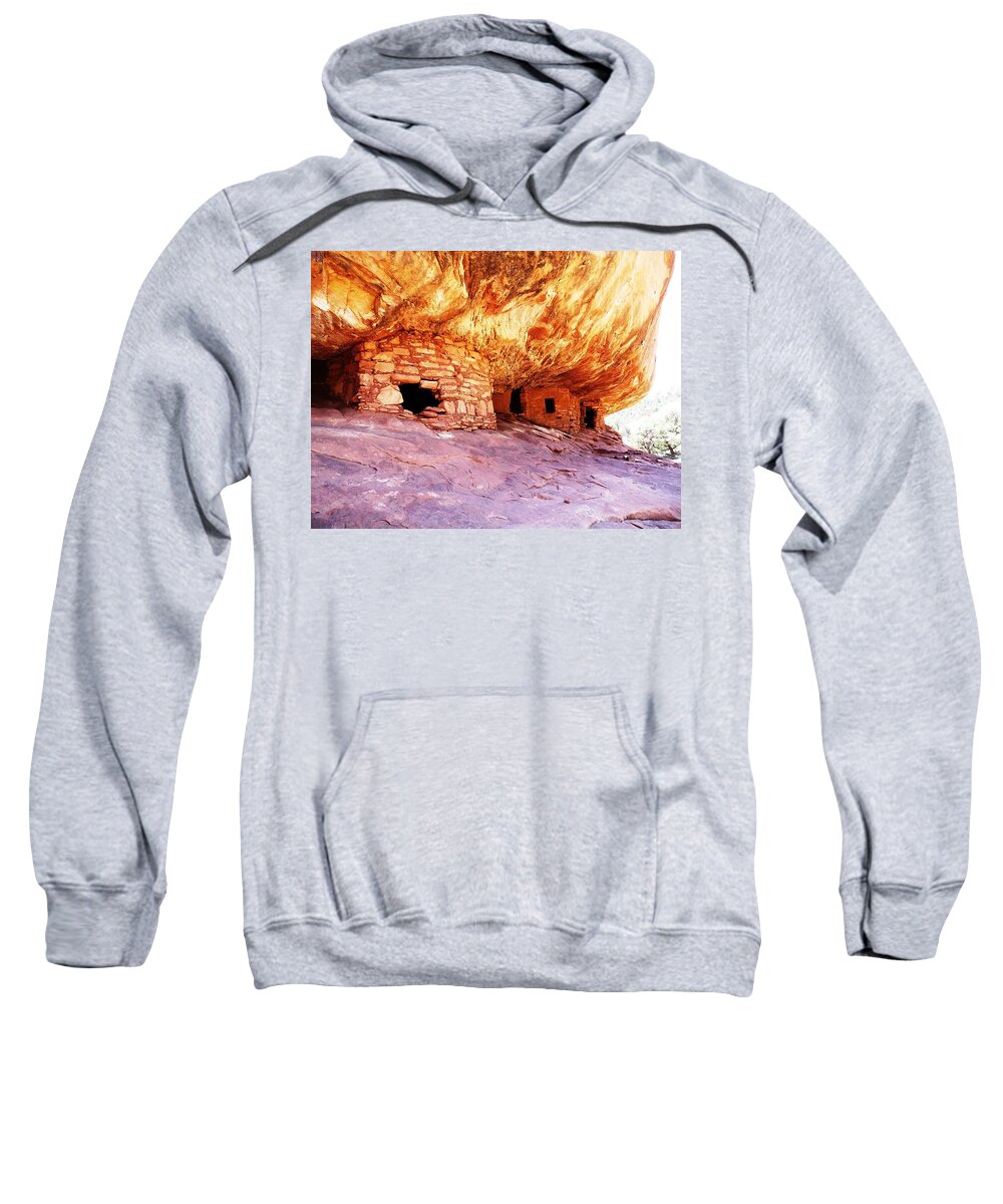 Firehouse Sweatshirt featuring the photograph Firehouse Ruin by Tranquil Light Photography