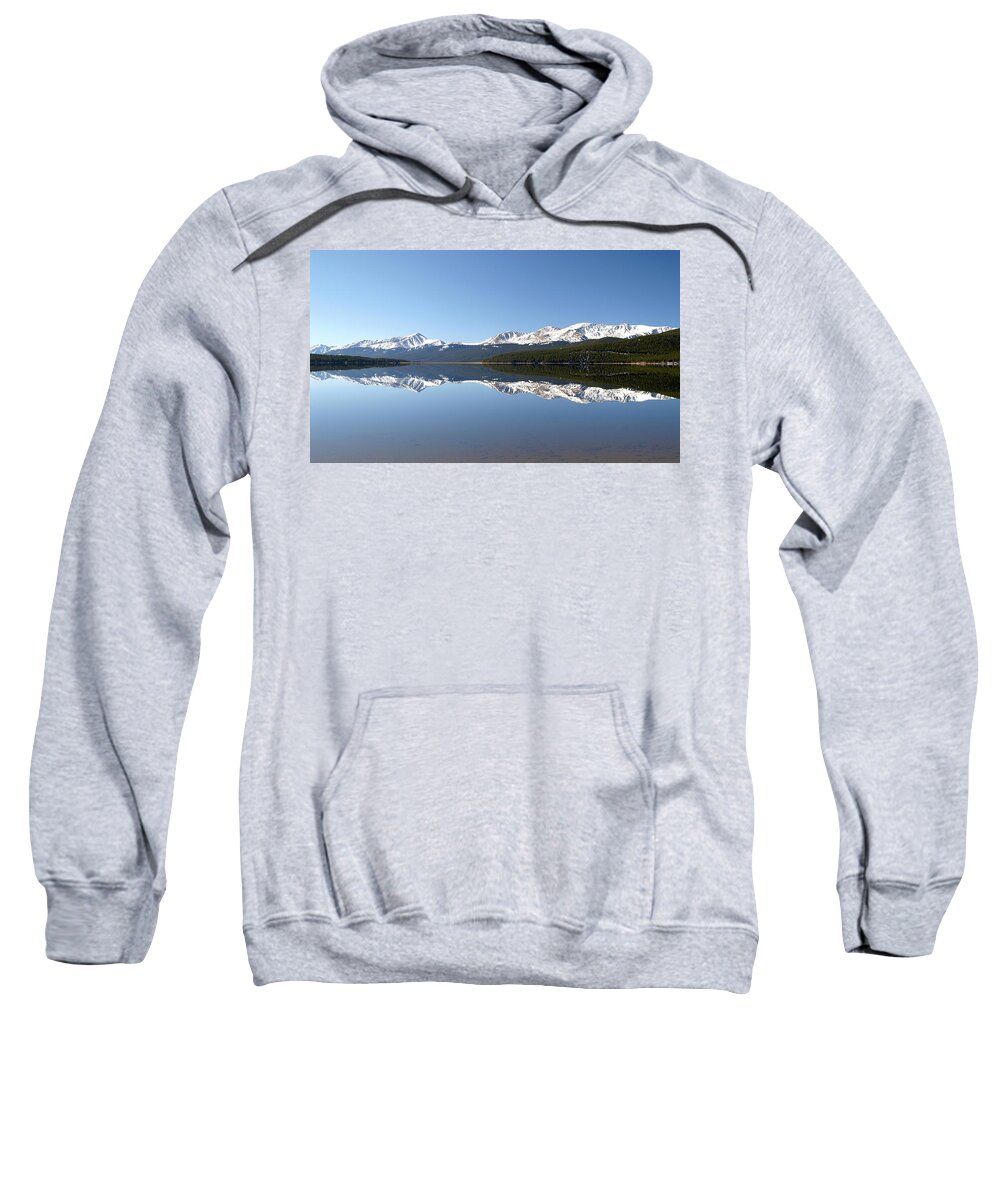 Colorado Sweatshirt featuring the photograph Flat Water by Jeremy Rhoades
