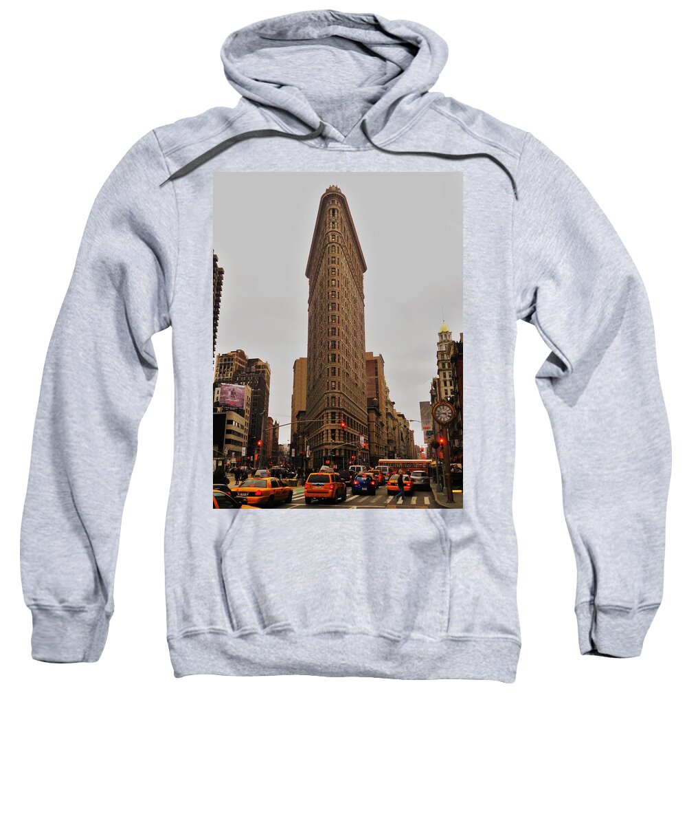 Flatiron Sweatshirt featuring the photograph Flatiron by Benjamin Yeager