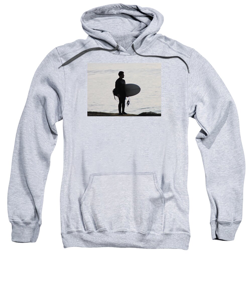 Surfer Sweatshirt featuring the photograph For the love of the ride by Pamela Walrath
