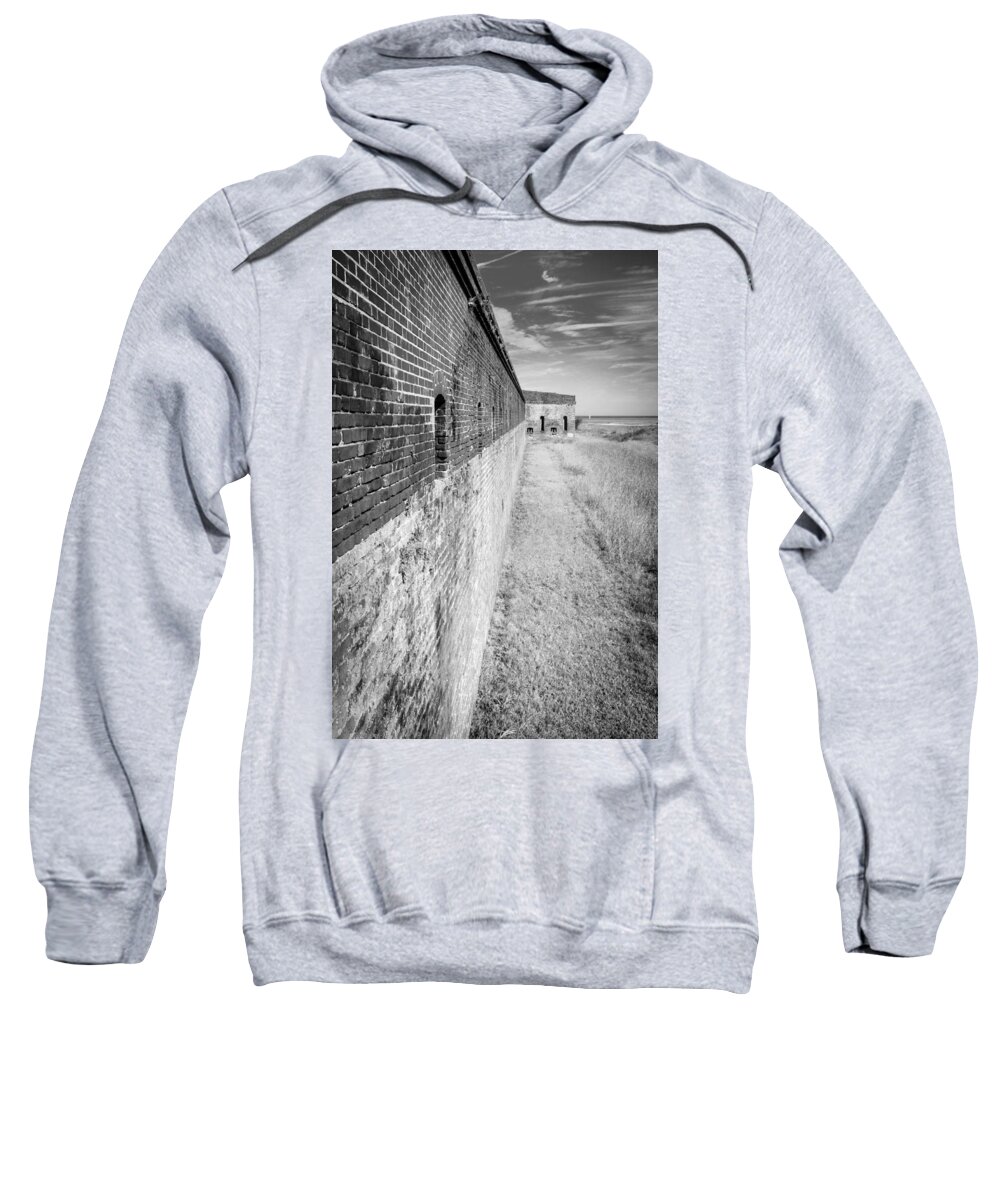 2015 Sweatshirt featuring the photograph Fort Clinch II by Wade Brooks