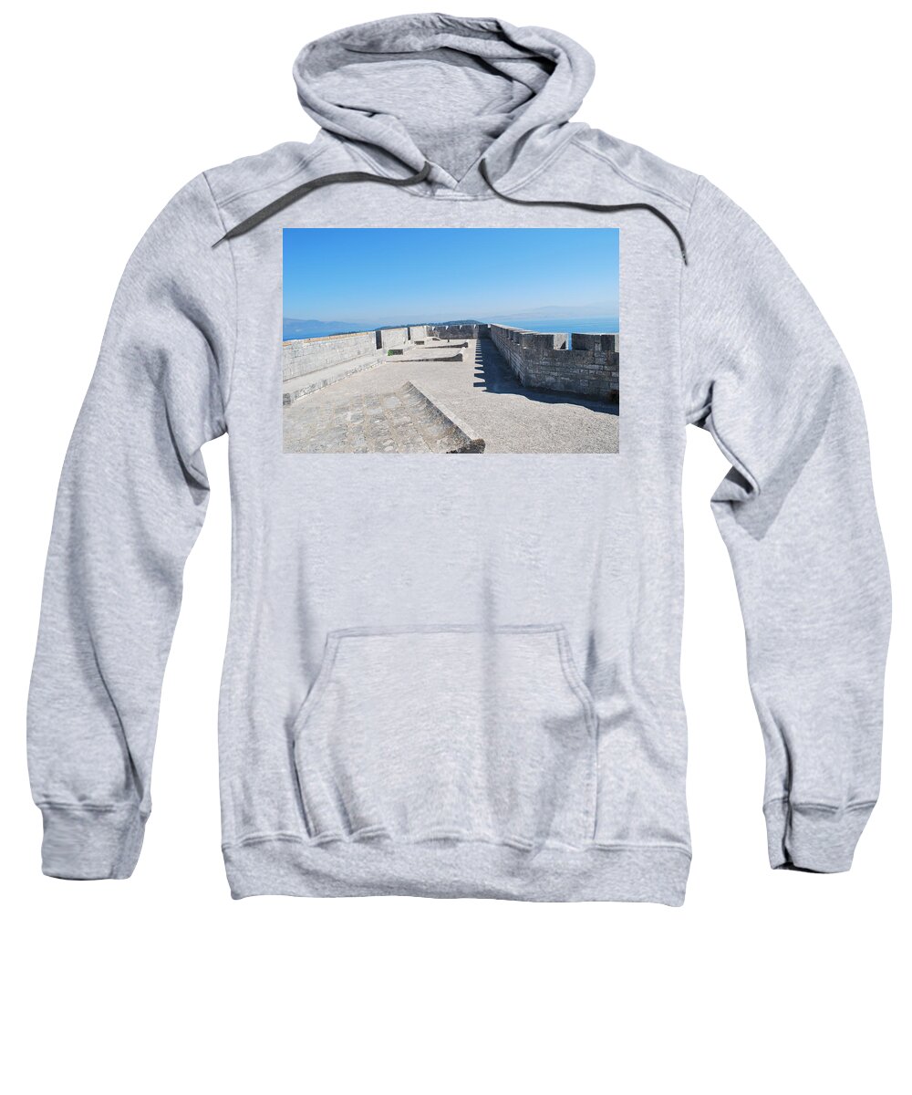 Corfu Sweatshirt featuring the photograph Fort In Corfu by George Katechis