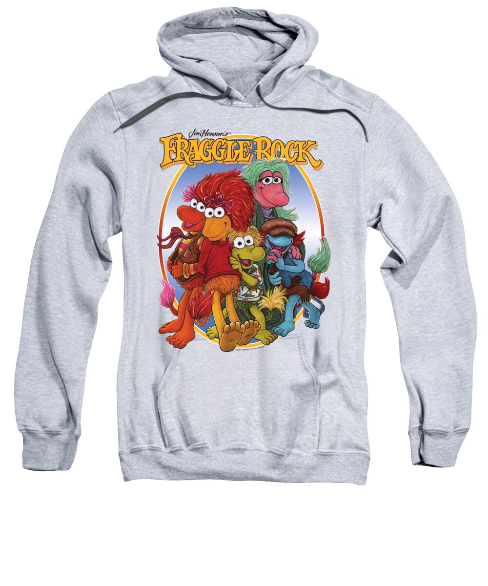 Fraggle Rock Sweatshirt featuring the digital art Fraggle Rock - Group Hug by Brand A