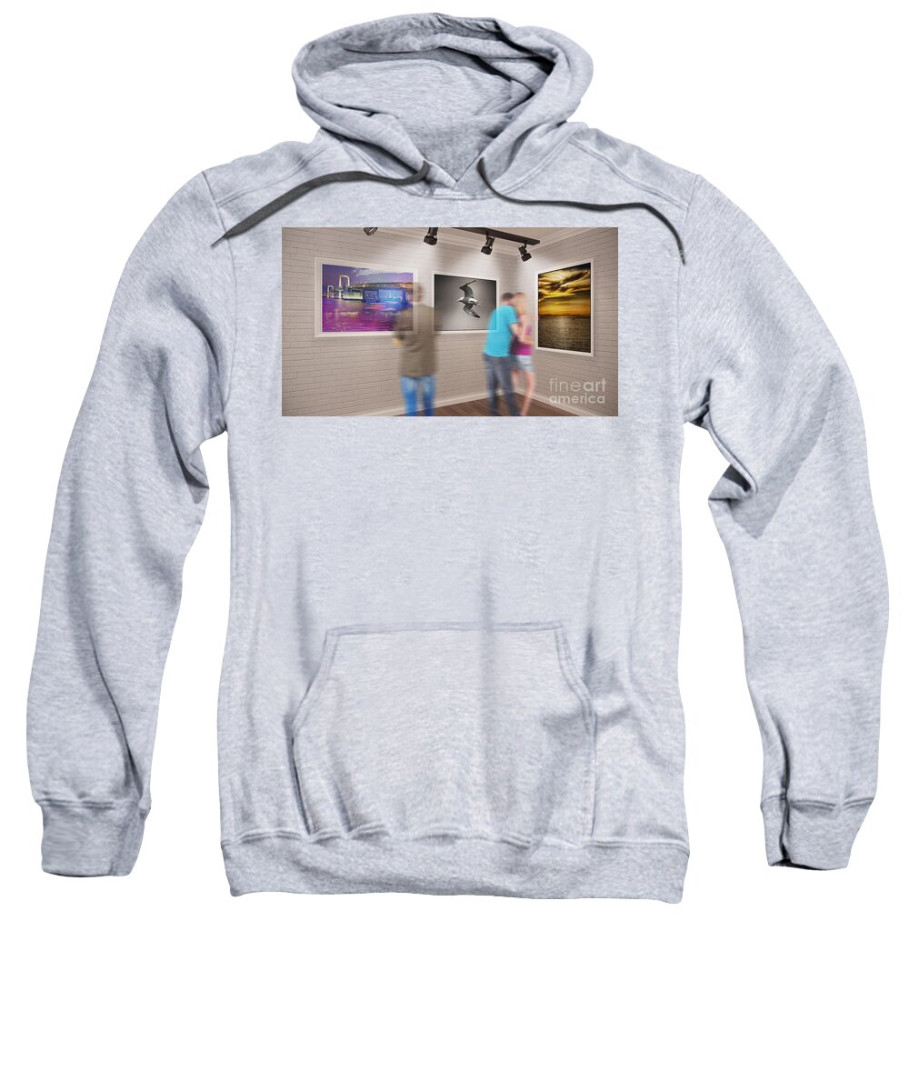 Print Sweatshirt featuring the photograph Gallery by Stefano Senise