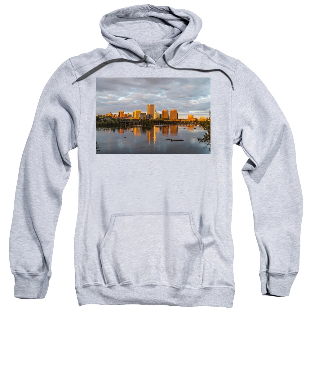 Rva Sweatshirt featuring the photograph Golden City by Stacy Abbott
