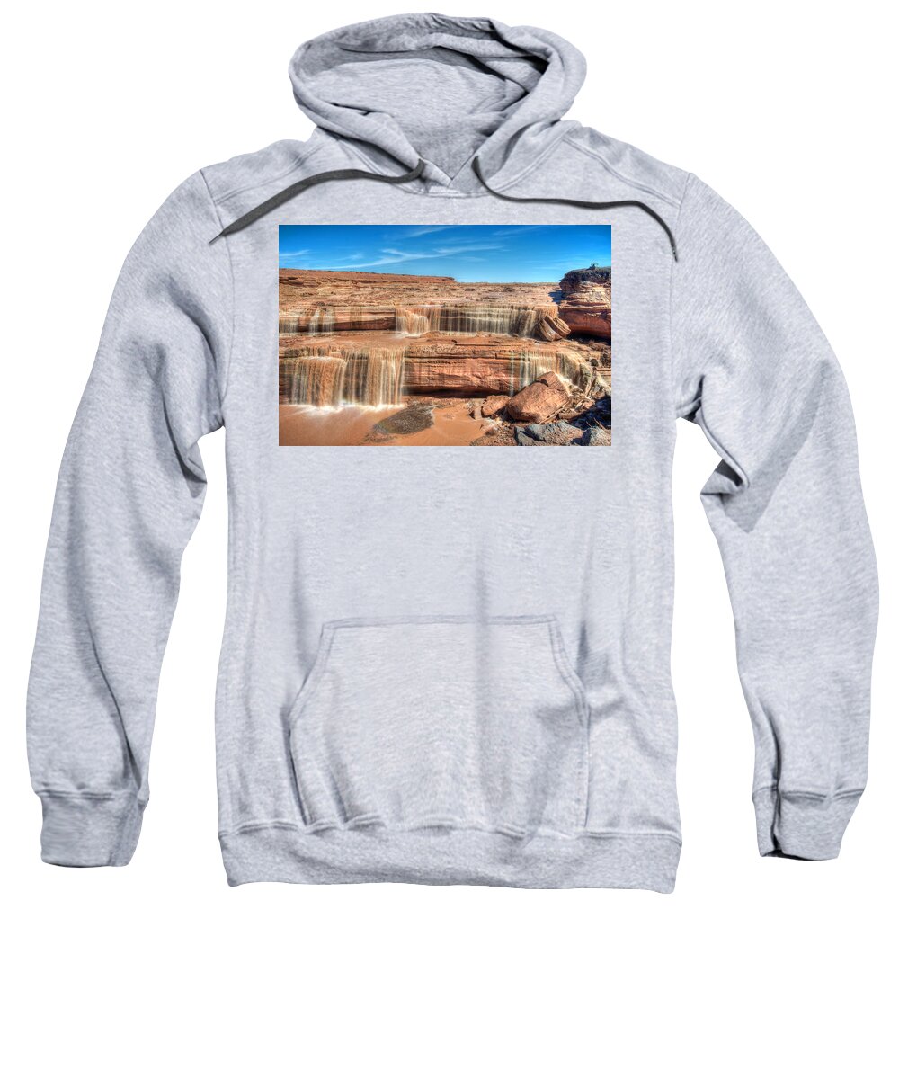 Photograph Sweatshirt featuring the photograph Grand Falls by Richard Gehlbach