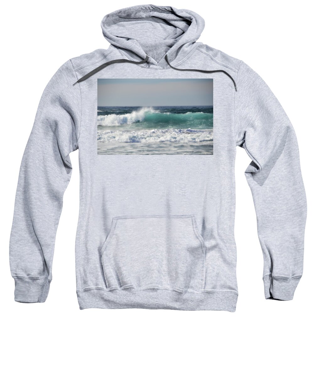 Coast Sweatshirt featuring the photograph Happily At Sea by Donna Blackhall