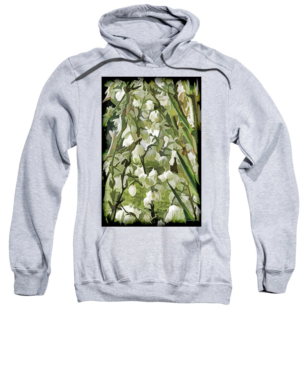 Floral Sweatshirt featuring the photograph Hiding Place by Bonnie Willis