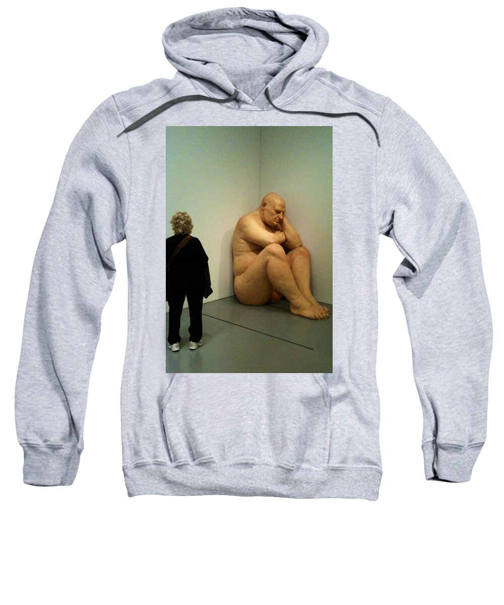 Hirshhorn Sweatshirt featuring the photograph Hirshhorn Museum Sculpture by Lois Ivancin Tavaf