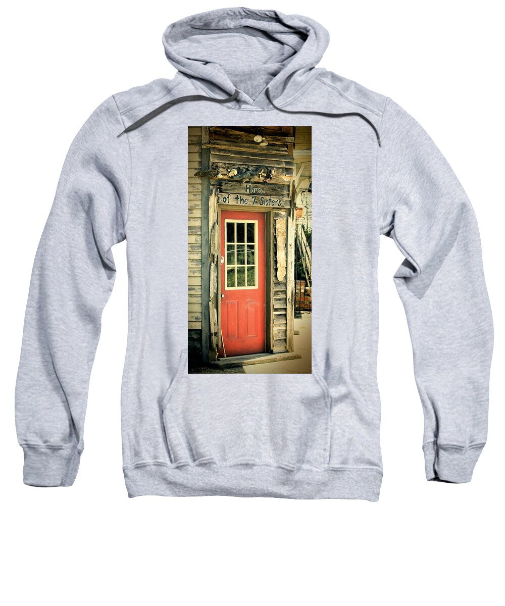 City Sweatshirt featuring the photograph House of the Seven Sisters by Joan Carroll